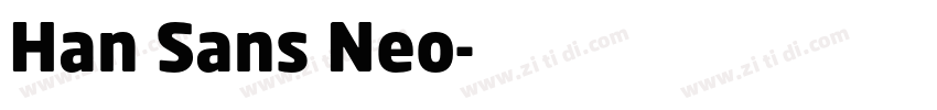 Han Sans Neo字体转换